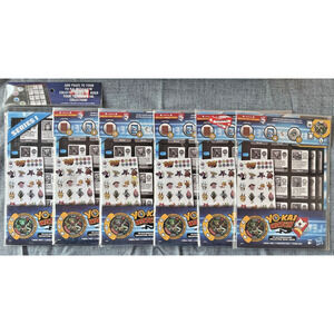 Yo-Kai Watch Medallium Collection Book Pages Lot of 6 SKU